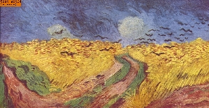 Getreidefeld mit den Raben nach van Gogh